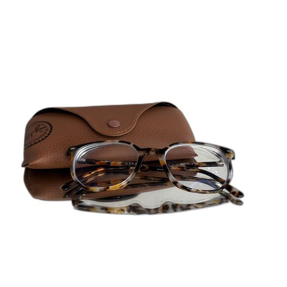 RAY BAN RB 5397 2012 ELLIOT HAVANA EYEGLASSES FRAMES ONLY RX 50-19 WITH CASE